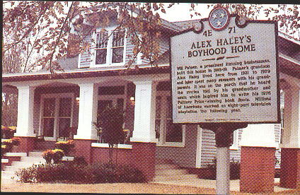 Alex Haley's boyhood home